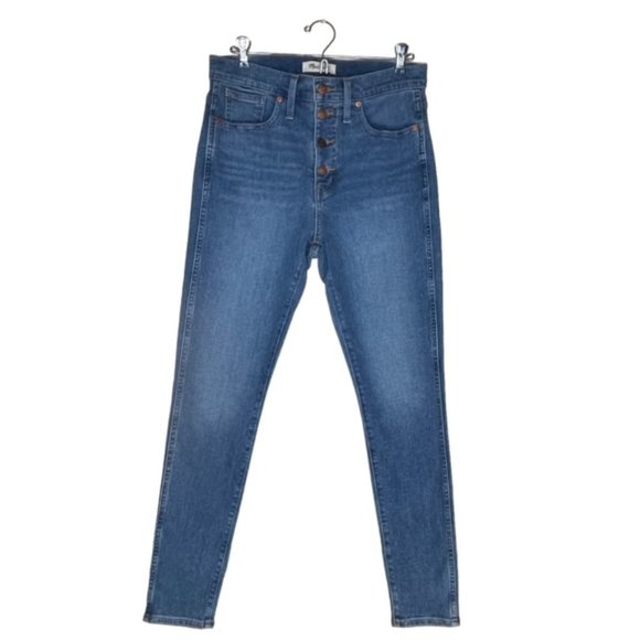 Madewell Women's Skinny Jeans in Blue - Picture 2 of 11